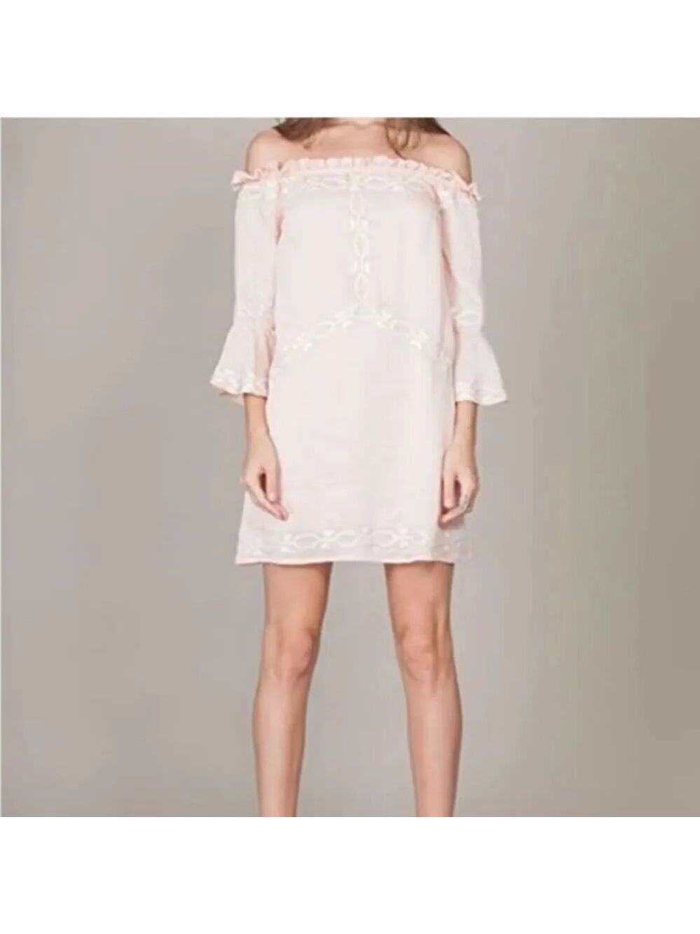Antro Foxiedox Off the shoulder boho mini dress